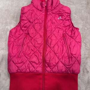 Adidas Red Puff Puffer Vest Jacket SIZE M